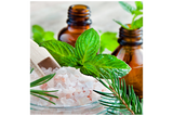 rosemary + peppermint bath salt